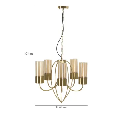 Lampa wisząca VERSAILLES 5-punktowa 60x103 cm